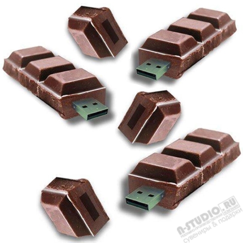 Usb флеш накопители «Шоколад молочный» шоколадные флэшки оптом