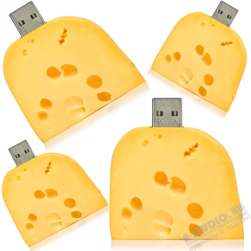 Usb флеш диски «Кусок сыра» оригинальные usb флэшки молочные