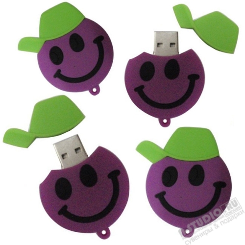 Usb флеш карты «Вишня» фруктовые  usb флэш диски с логотипом