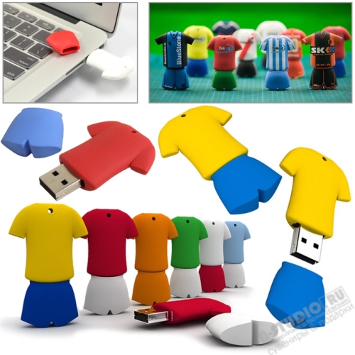 Флешки «Спортивная одежда» usb флэш накопители Jersey usb flash drive