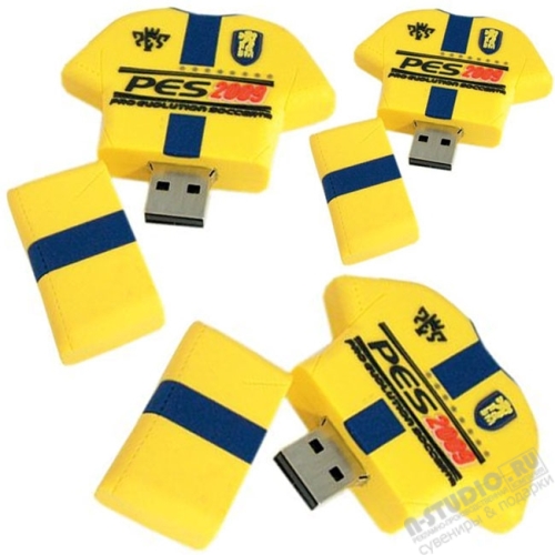 Usb флешки pvc «Спортивная одежда» флэш карты с фирменной символикой