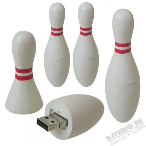 Флешки «Кегля для боулинга» usb флэ карты оптом usb flash drive