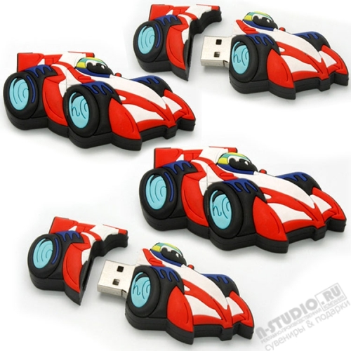 Флэшки «Спортивный автомобиль Формула 1» автомобильные usb флеш карты оптом