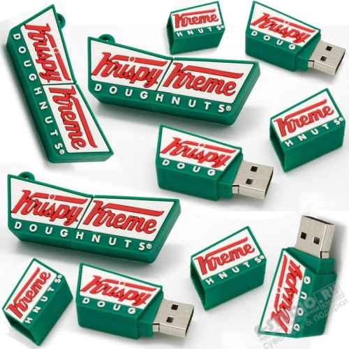 Флешка по индивидуальному дизайну Doughnuts «Krispy Kreme» usb флэш диски персональные