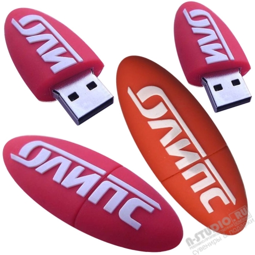 Флешки выполнены в форме логотипа «Олимп» индивидуальные usb flash карты