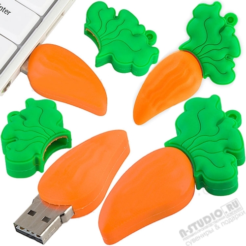 Usb flash карты «Морковь» usb флешки овощные carrot usb pvc