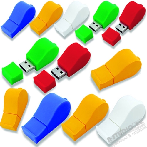 Флешки «Свисток» спортивные usb flash накопители свистки