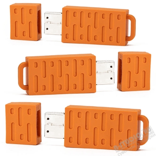 Флэшки «Кирпич» pvc usb flash накопители строительные материалы