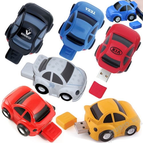 Usb флешка «Машинка седан» авто красные usb flash карты синие usb 